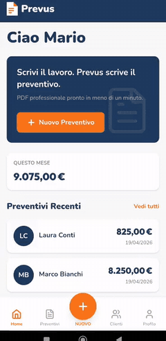 Demo Prevus
